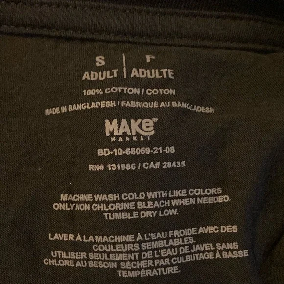 Spooky Gains Muscle Gym Relax Tee by Make Market Small Adult Black - Picture 6 of 7